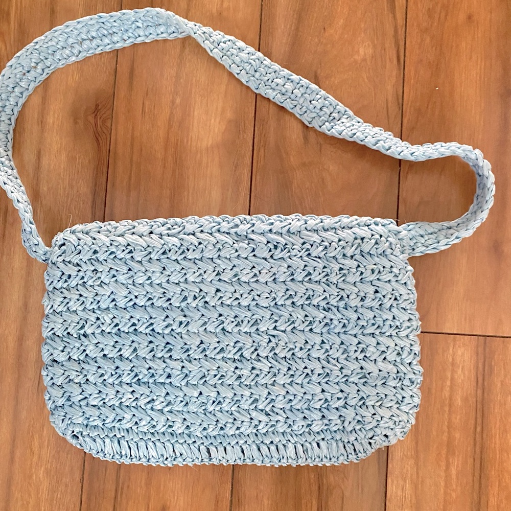 Walborg Light Blue Crossbody Bag